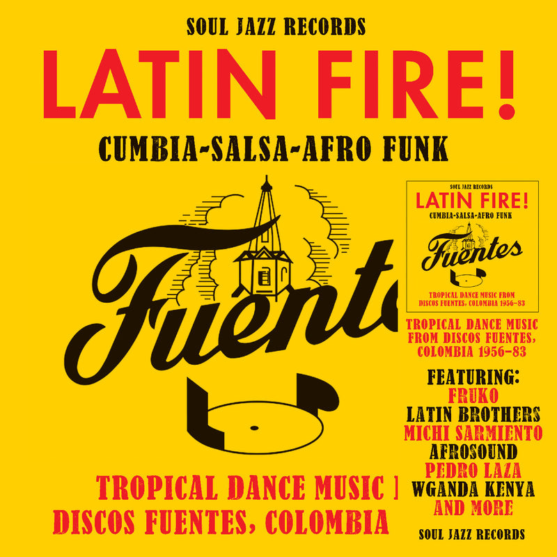 Various - LATIN FIRE! Cumbia–Salsa–Afro-Funk: Tropical Dance Music from Discos Fuentes, Colombia 1956-83 (New CD)