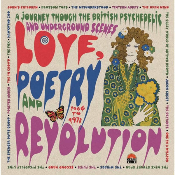Various - Love, Poetry and Revolution: A Journey Through the British Psych Underground (New CD)