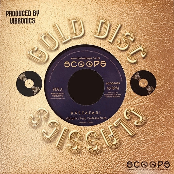 Vibronics Ft. Professa Natti - Rasftafari 7" (New Vinyl)