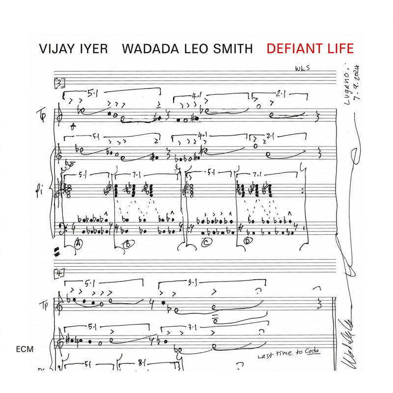 Vijay Iyer & Wadada Leo Smith - Defiant Life (New CD)