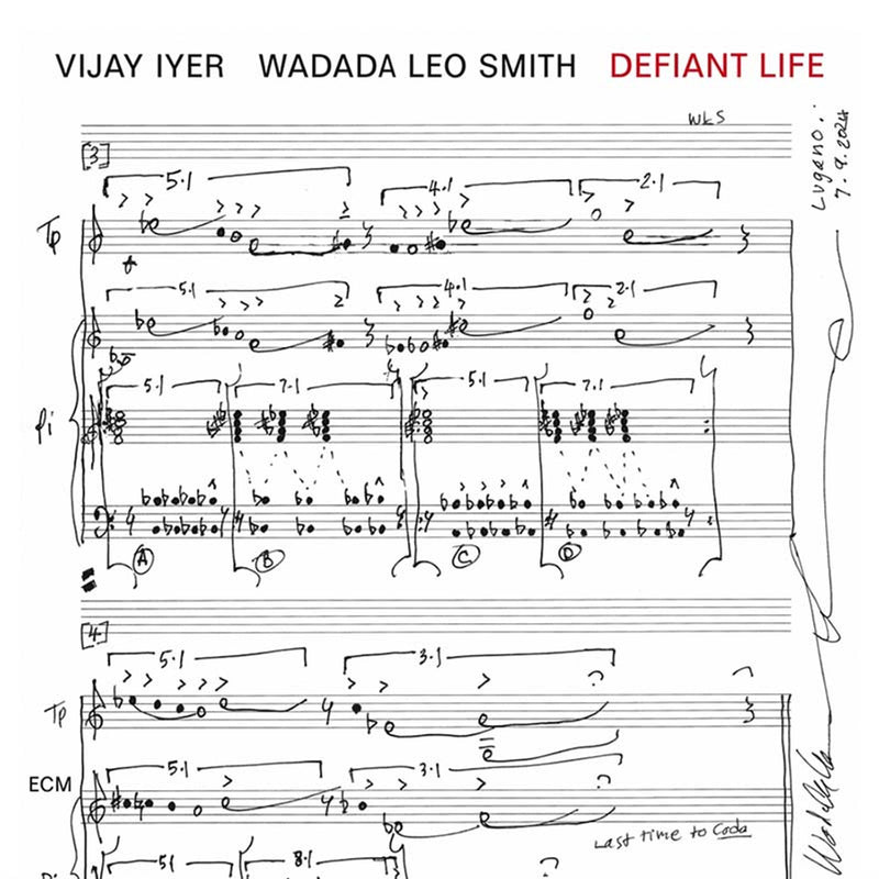 Vijay Iyer & Wadada Leo Smith  - Defiant Life (New Vinyl)