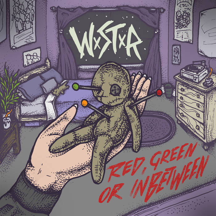 WSTR - Red, Green Or Inbetween (Purple & Bone Split Colour) (New Vinyl)