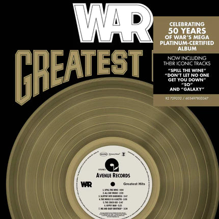 War - Greatest Hits (50th Anniversary) (New CD)