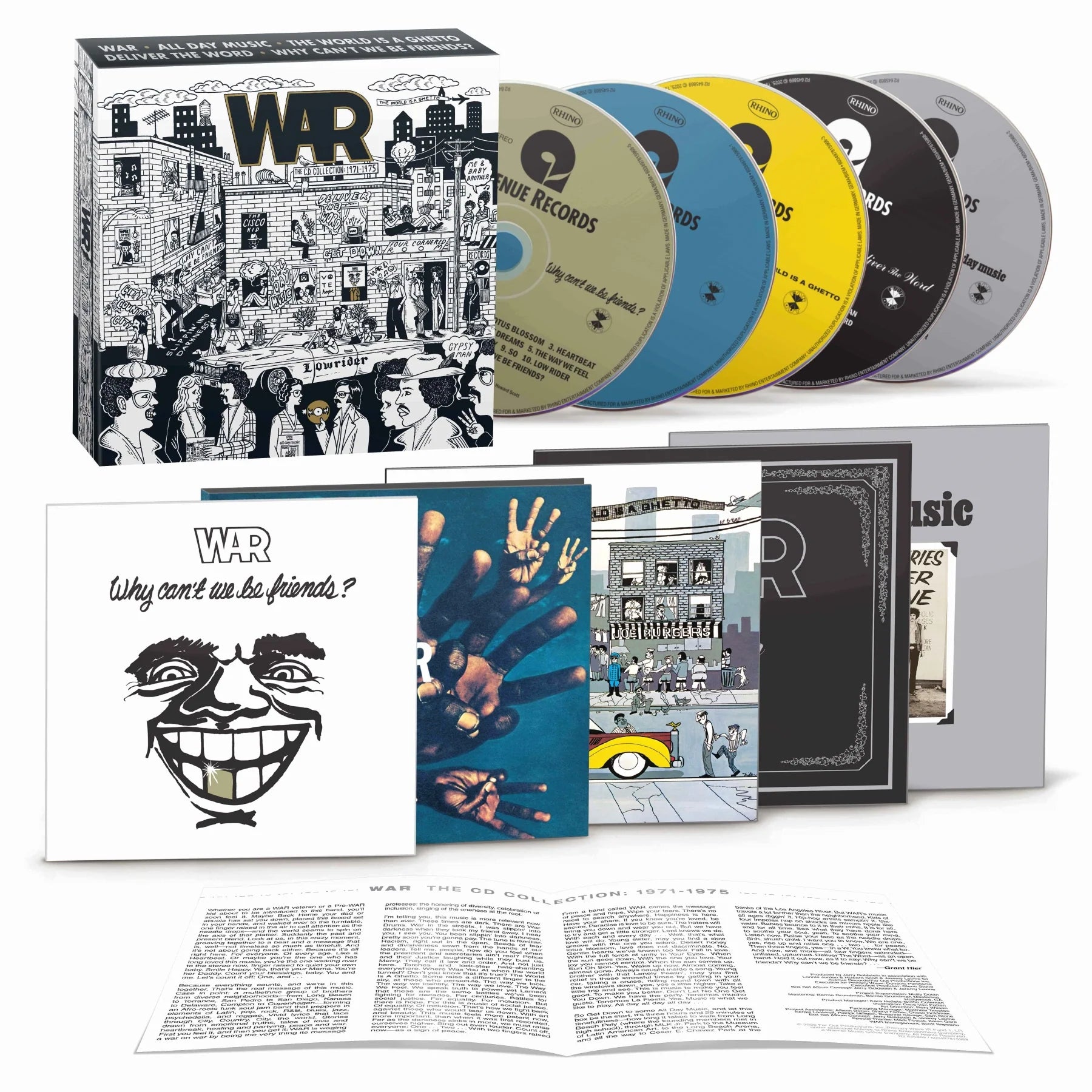 War - The CD Collection 1971-1975 (5CD) (New CD)