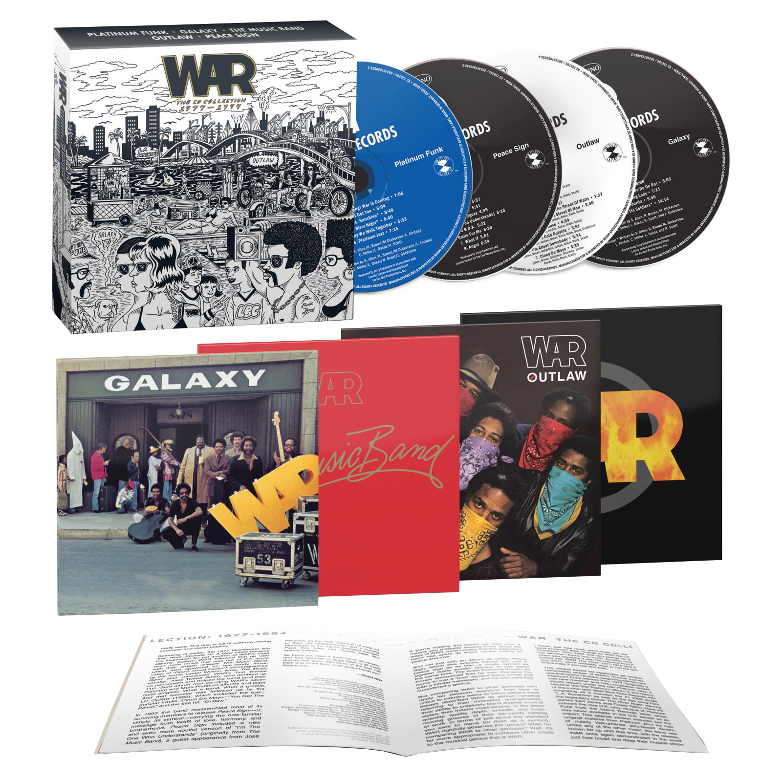 War - The CD Collection 1977 - 1994 (RSD Black Friday 2024) (New CD)