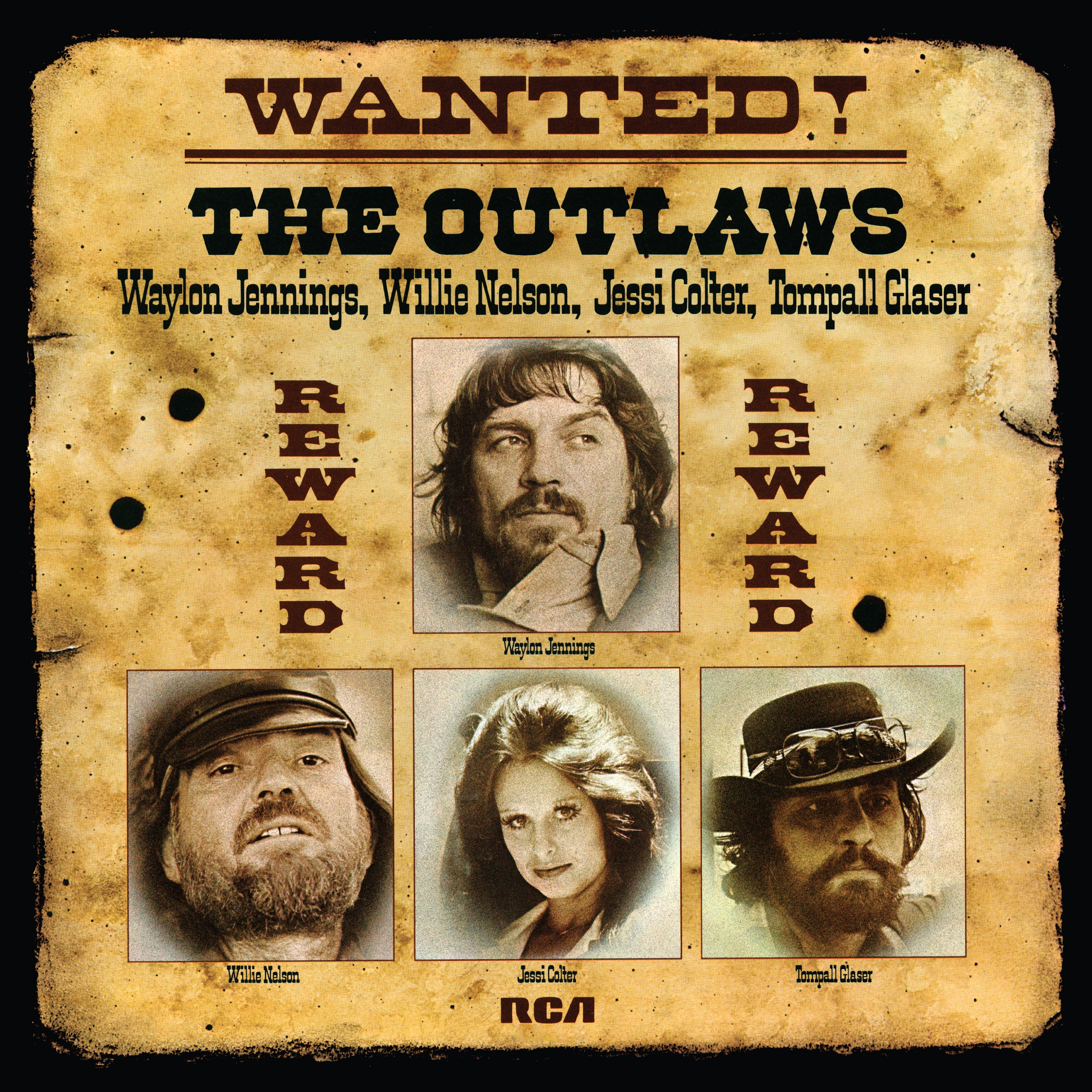 Waylon Jennings, Willie Nelson, Jessi Colter, Tompall Glaser - Wanted! The Outlaws (50th Anniversary) (Gold Coloured Vinyl) (New Vinyl)