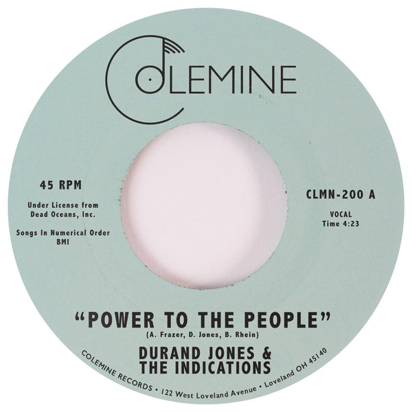 Durand Jones & The Indications - Power to the People/Never Heard 'em Say 7" (New Vinyl)