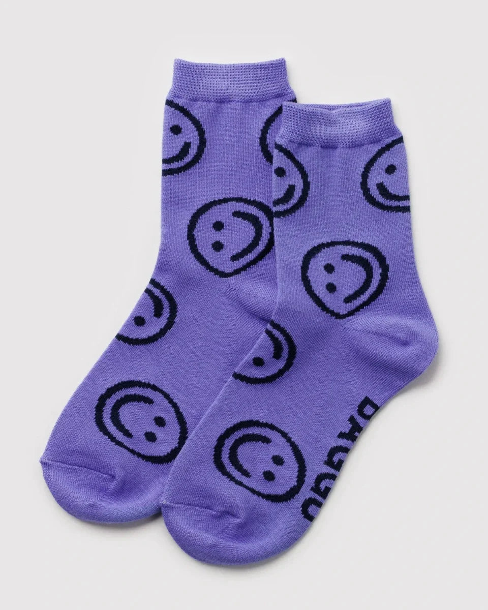 BAGGU Smiley Crew Socks