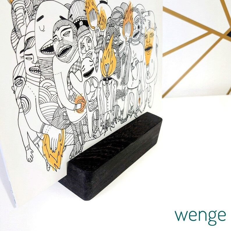 Vinylblox - Wenge Tabletop Stand (Solo)