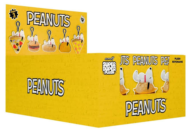 SUPER7 - Peanuts - Plush Snoopy Food Keychain Blind Box