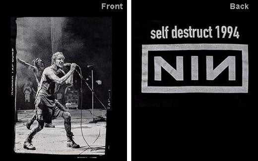 Nine Inch Nails - Self Destruct - T-shirt