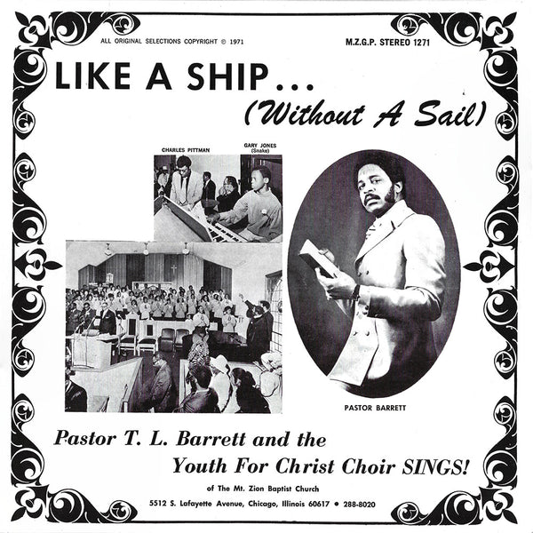 Pastor T.L. Barrett & The Youth For Christ Choir - Like A Ship (Without A Sail) (Joyful Medley Splatter Vinyl) (New Vinyl)