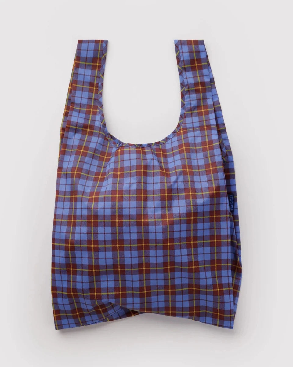 Baggu - Blue Tartan Reusable Standard Bag