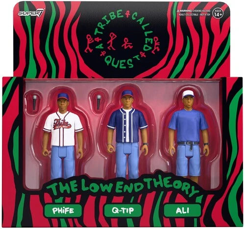 SUPER7 - A Tribe Called Quest - Low End Theory 3 Pack ReAction Figures
