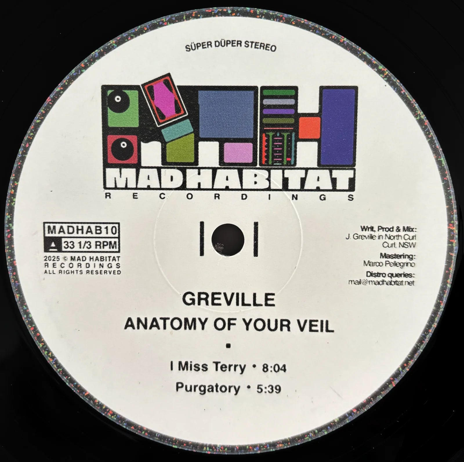 Greville - Anatomy Of Your Veil (12") (New Vinyl)