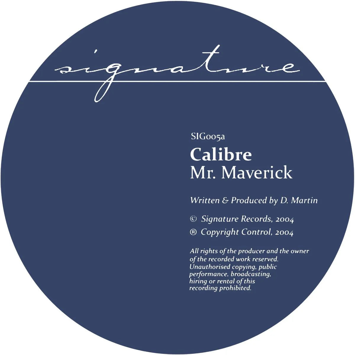 Calibre - Mr. Maverick/Highlander (12") (New Vinyl)