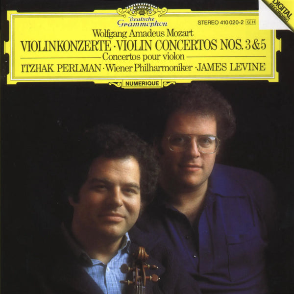 Itzhak Perlman, James Levine & Wiener Philharmoniker - Mozart: Violinkonzerte Nos. 3 & 5 (SHM CD) (New CD)
