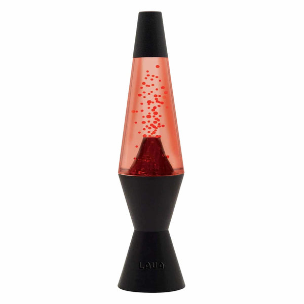 Lava Lamp Classic -  Battery Powered 'Instant Start Up' VOLCANO / ORANGE LIQUID / BLACK BASE 10" - For PICK UP ONLY