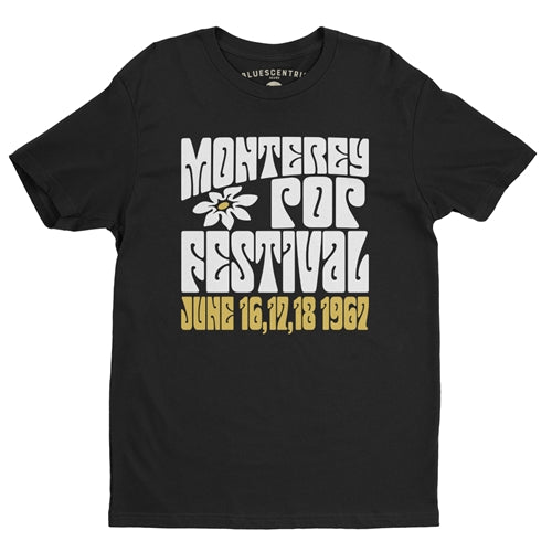 Monterey Pop Festival - Black T-Shirt