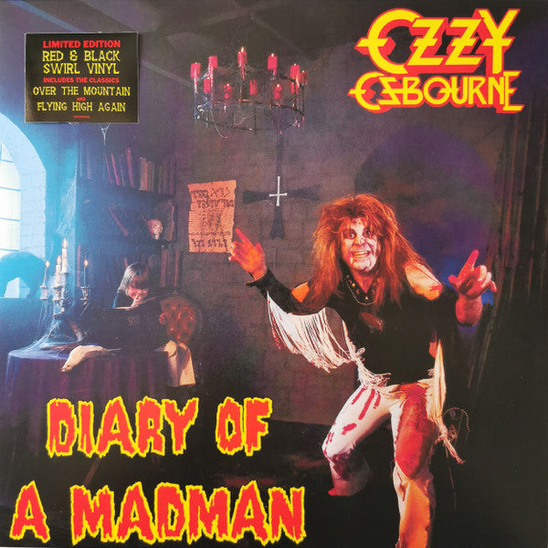 Ozzy Osbourne – Diary Of A Madman (Red & Black Swirl Coloured) (New Vinyl)