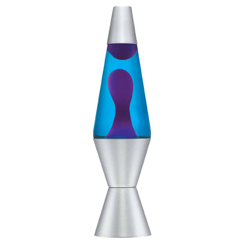 Lava Lamp Classic - PURPLE WAX / BLUE LIQUID 14.5" - For PICK UP ONLY