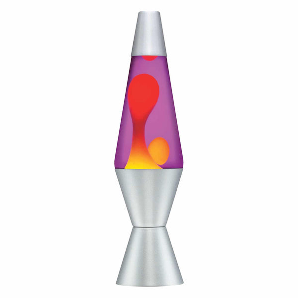 Lava Lamp Classic - YELLOW WAX / PURPLE LIQUID 14.5"  - For PICK UP ONLY