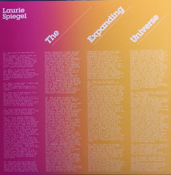 Laurie Spiegel - Expanding Universe (New Vinyl)