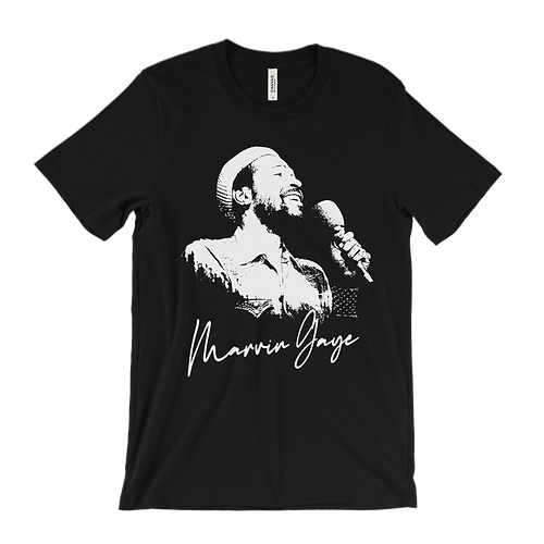 Marvin Gaye - Blk/White - T-Shirt