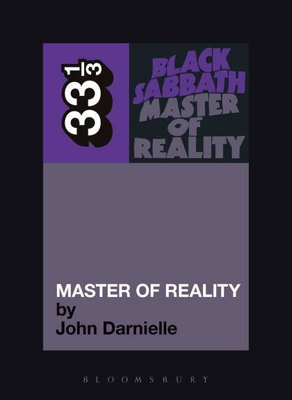 33 1/3 - Black Sabbath - Master Of Reality (New Book)