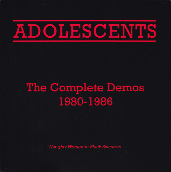 Adolescents - The Complete Demos 1980-1986 (New Vinyl)