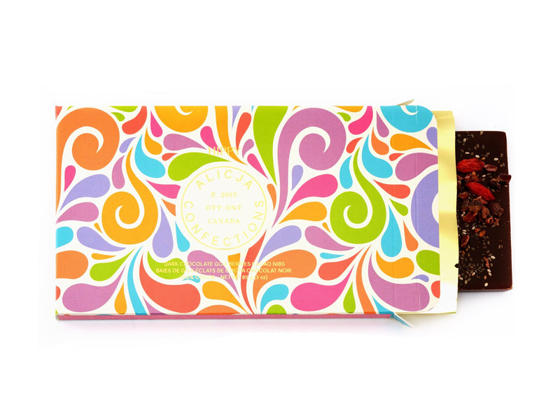 Hippy Postcard Chocolate Bar