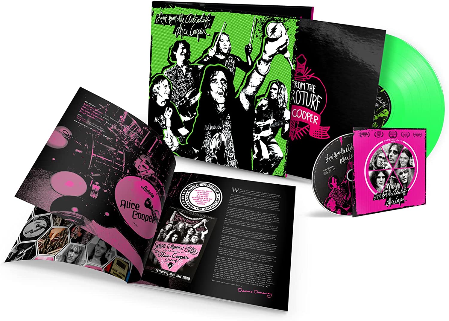 Alice Cooper - Live From The Astroturf (Glow In The Dark Vinyl) (Ltd. Numbered w/ DVD) (New Vinyl)