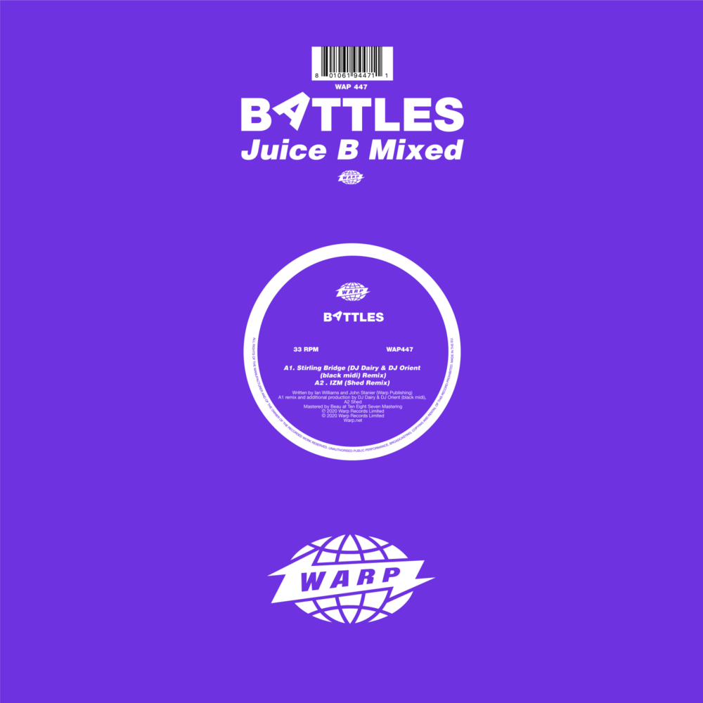 Battles - Juice B Mixed 12" (New Vinyl)
