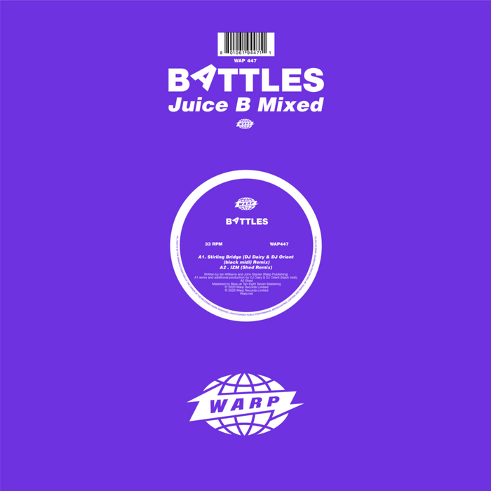 Battles - Juice B Mixed 12" (New Vinyl)