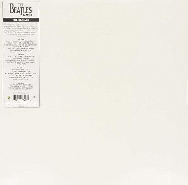 Beatles - White Album (Mono) (New Vinyl) – Sonic Boom Records