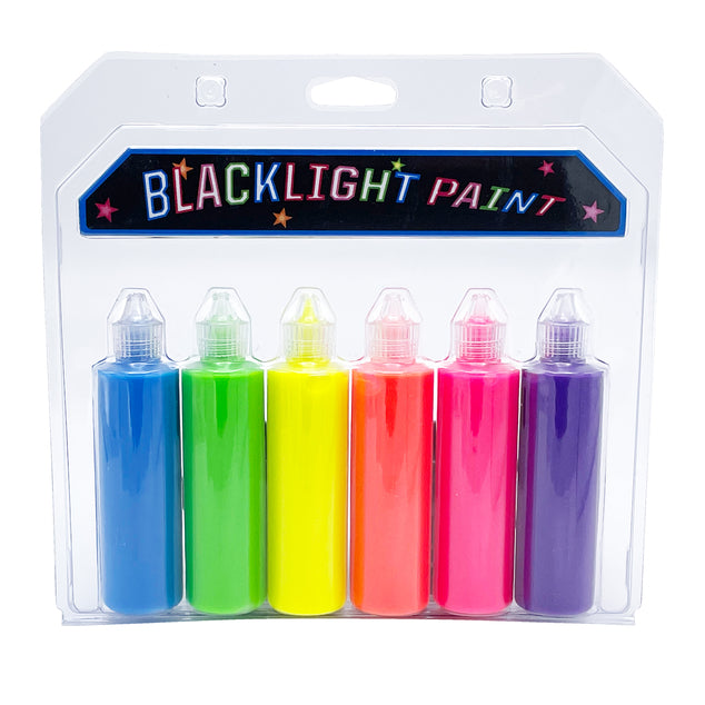 Black Light Paint Set (6)