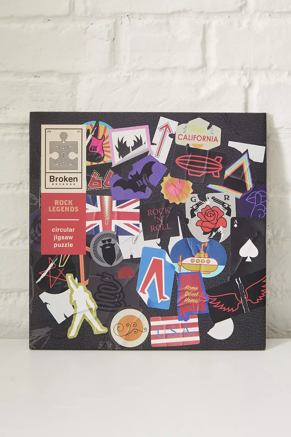 Broken Records - Circular Jigsaw Puzzle