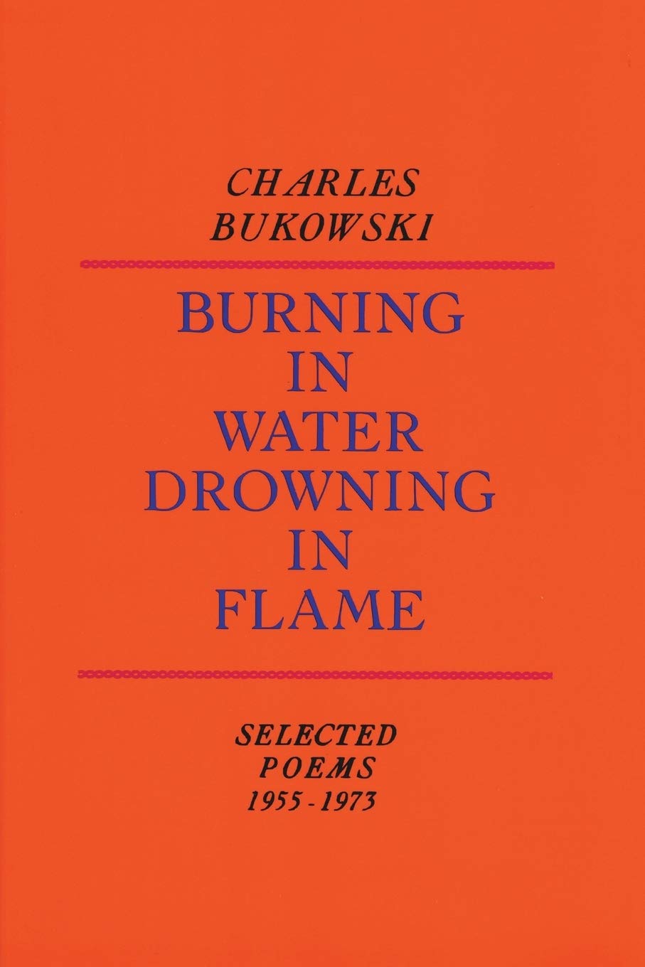 Burning Water Drowning in Flame (New Book)