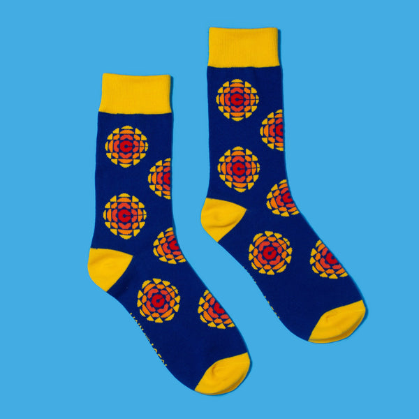 Main & Local - CBC Retro 70's Logo - Socks