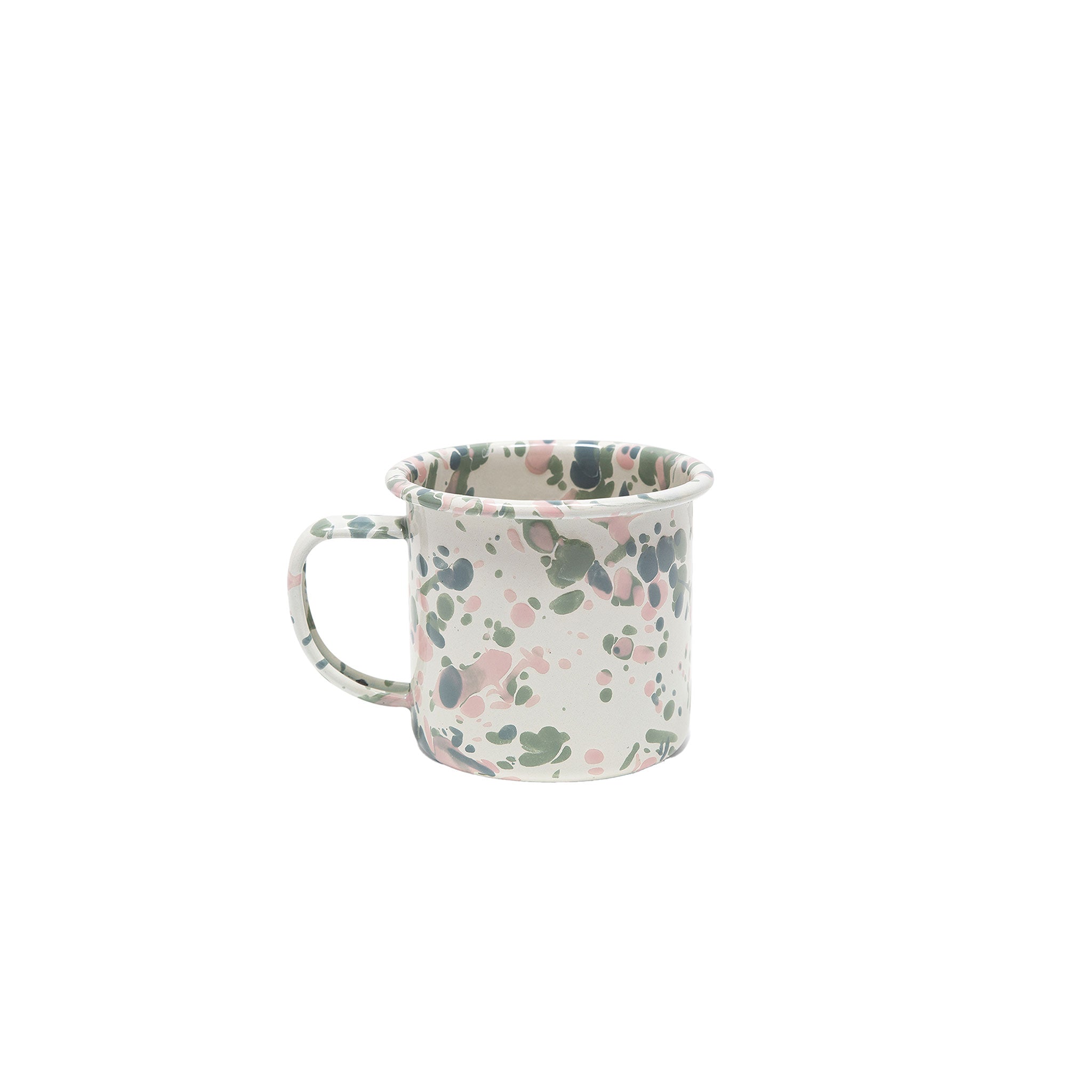 Catalina - Mint Hibiscus - Enamel Mug - 12 Oz - Crow Canyon