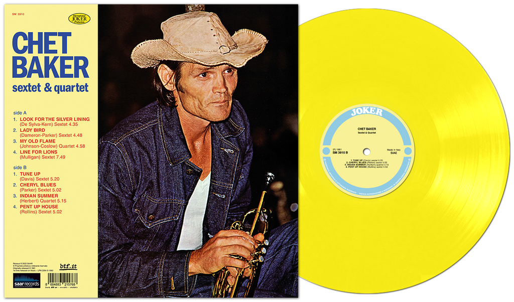 Chet Baker - Sextet & Quartet (Exclusive Yellow Vinyl) (New Vinyl)
