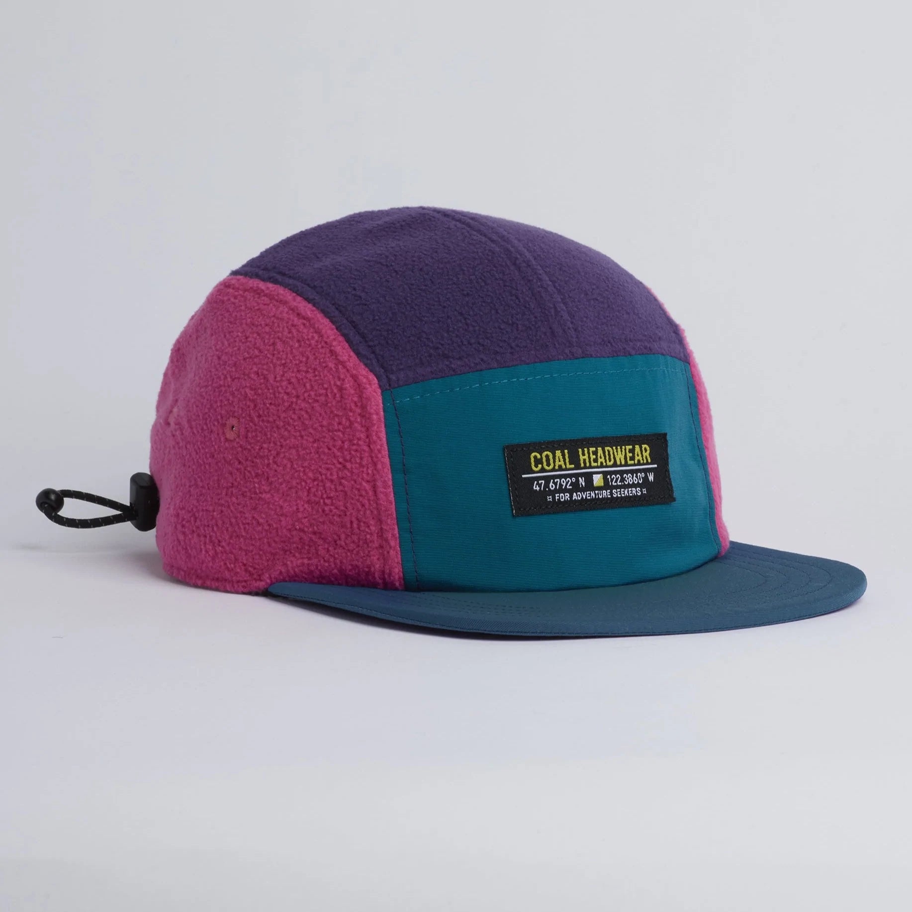 Coal - Bridger Fleece 5 Panel Hat