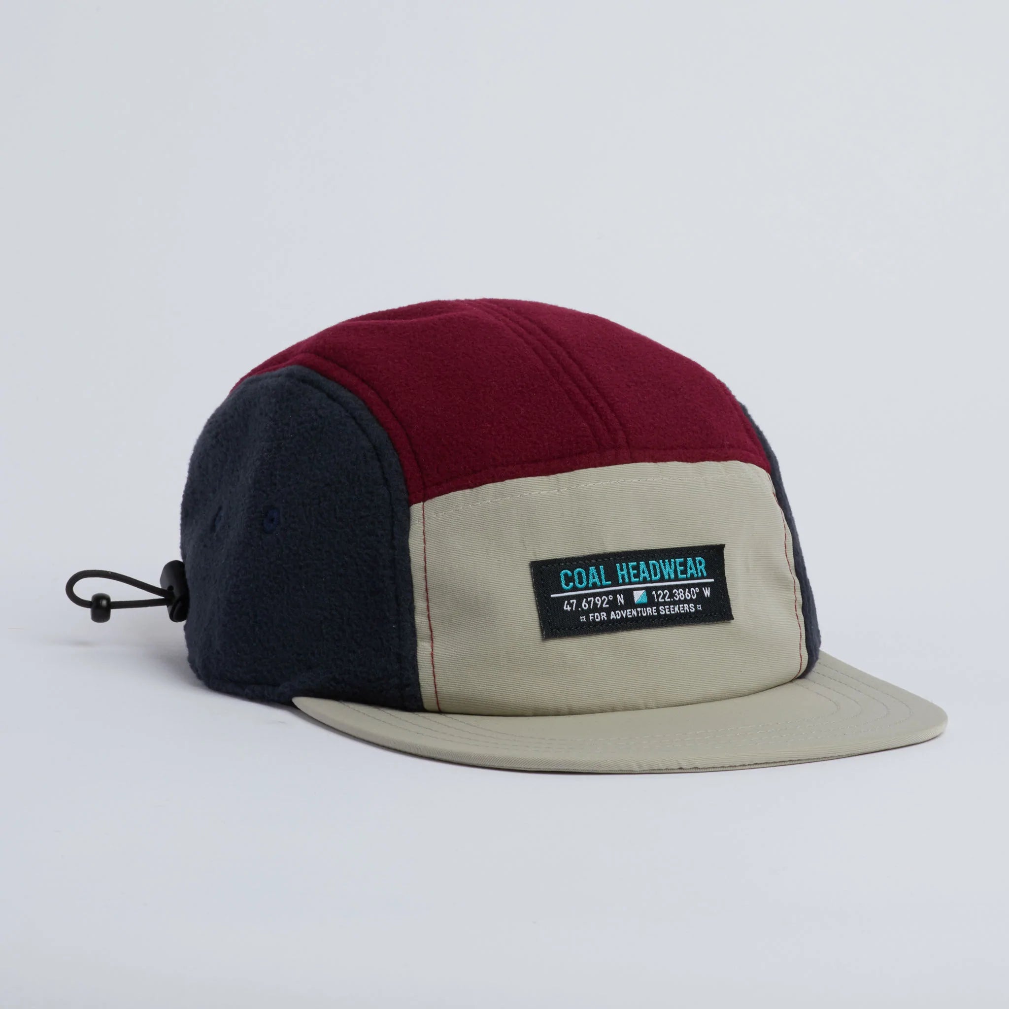 Coal - Bridger Fleece 5 Panel Hat
