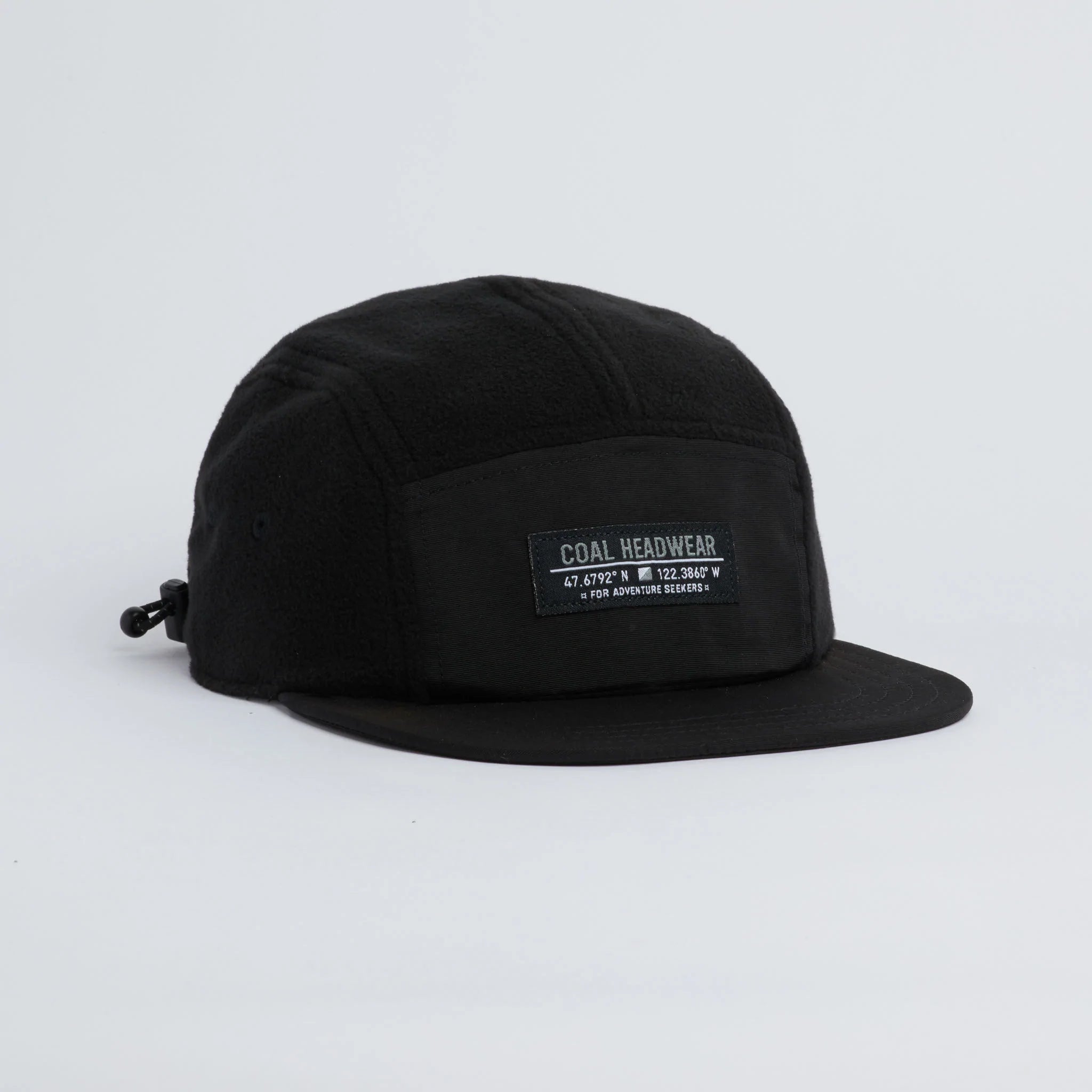 Coal - Bridger Fleece 5 Panel Hat