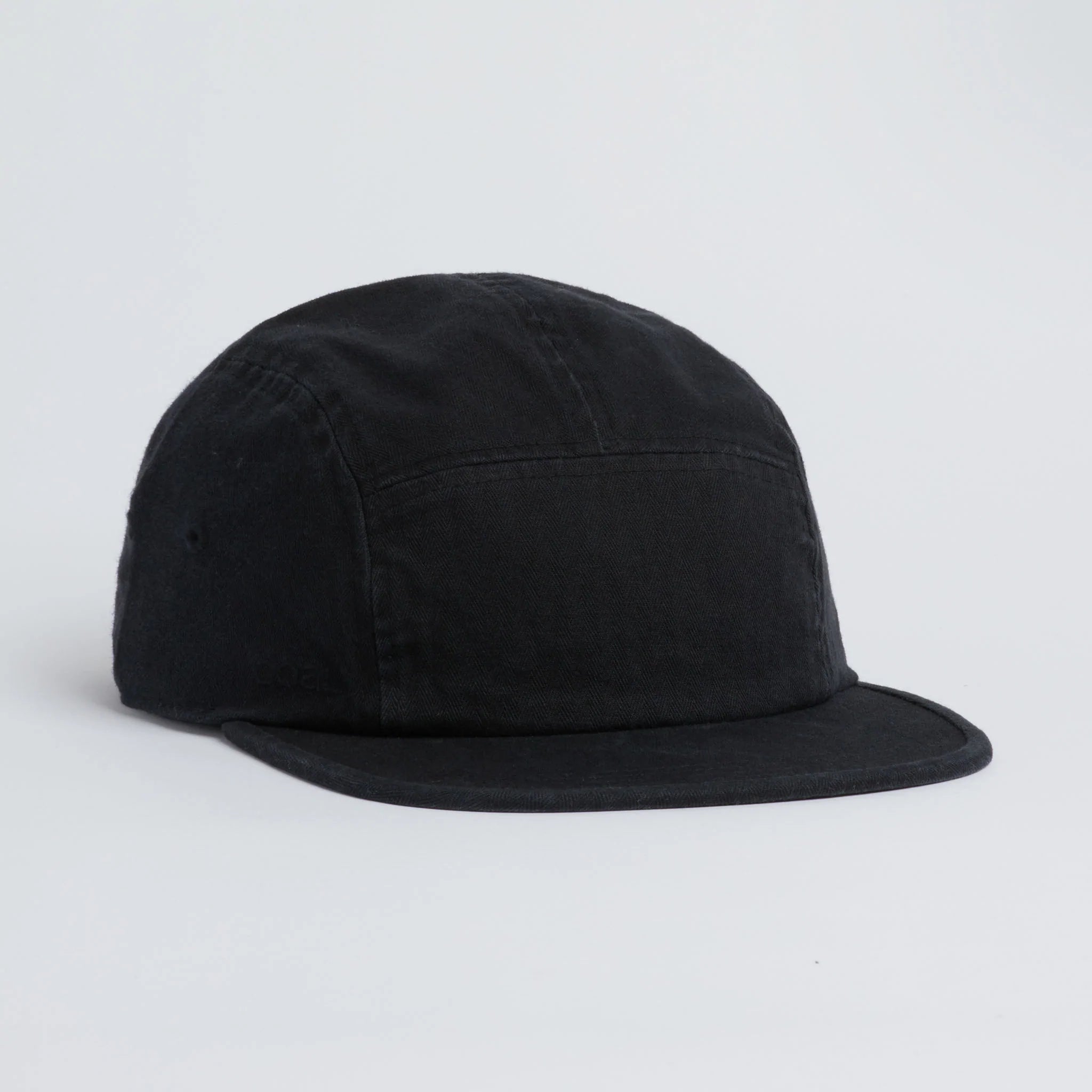 Coal - Edison Washed 5 Panel Cap - Black