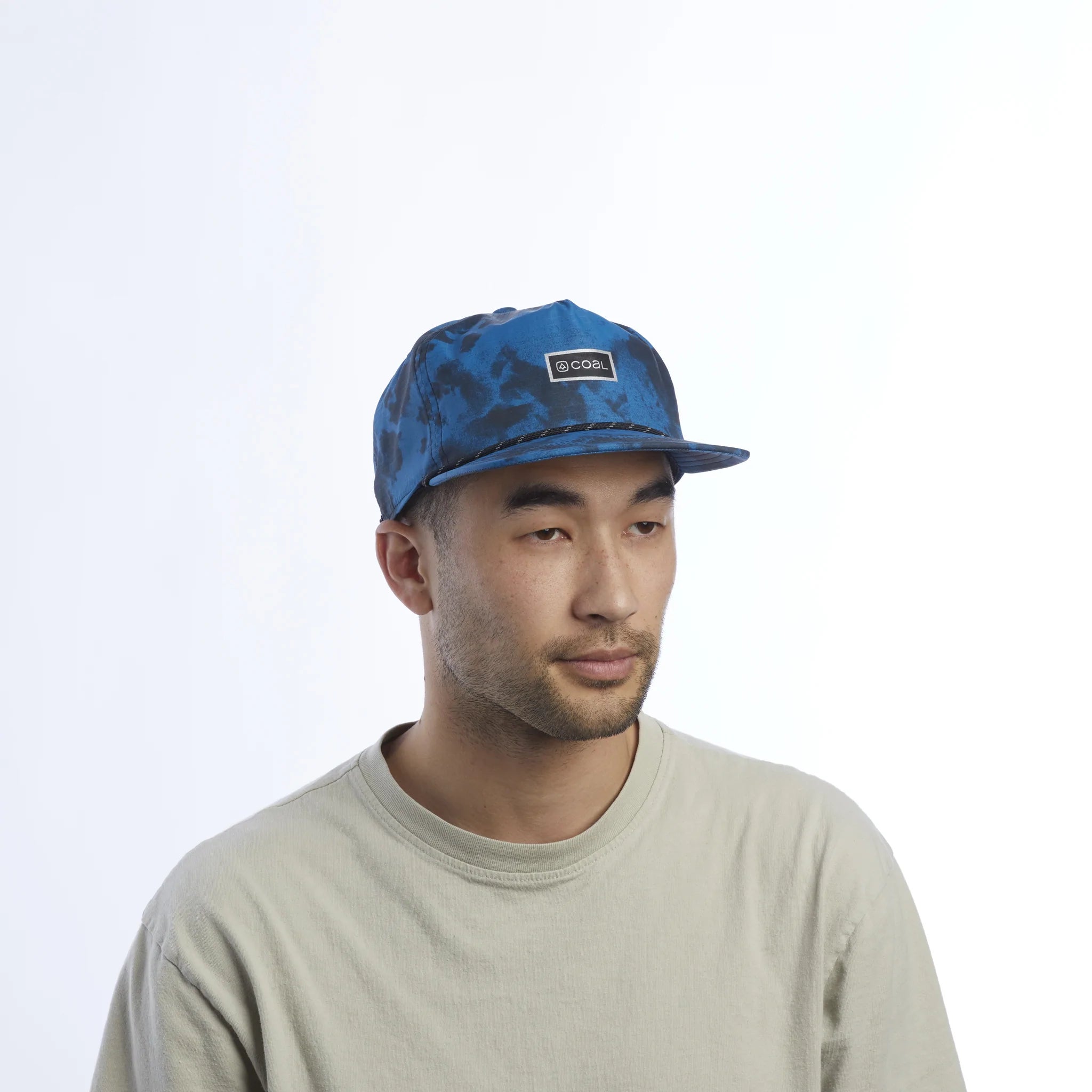 Coal - Pontoon Lightweight Cap - Blue Tie Dye