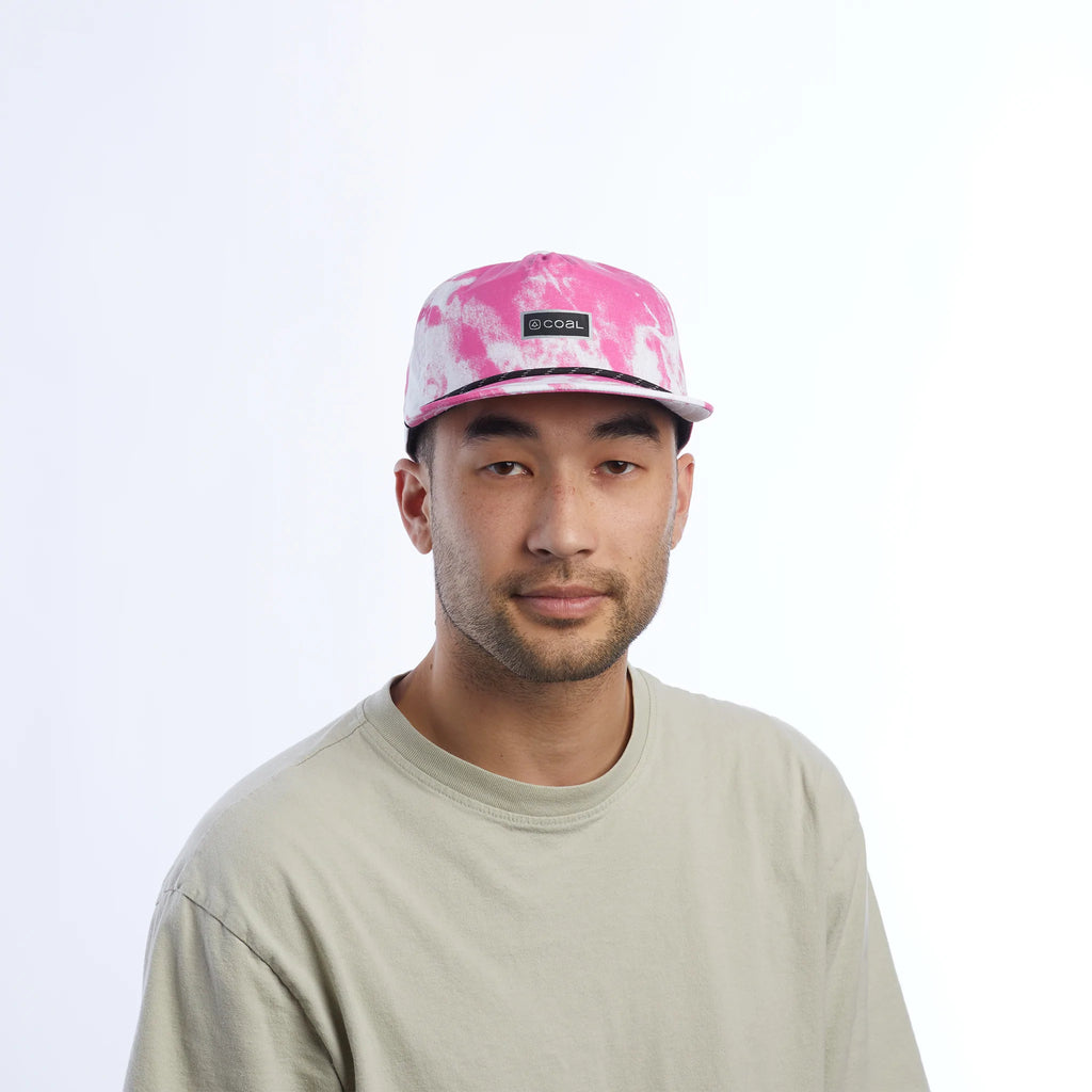 Coal - Pontoon Lightweight Cap - Pink Tie Dye