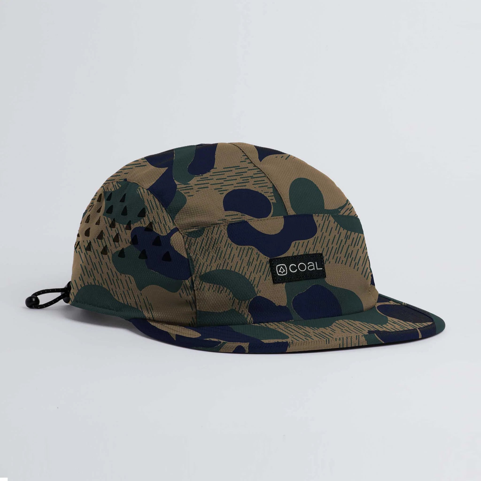 Coal - Provo UPF Tech 5-Panel Cap - Camo Navy