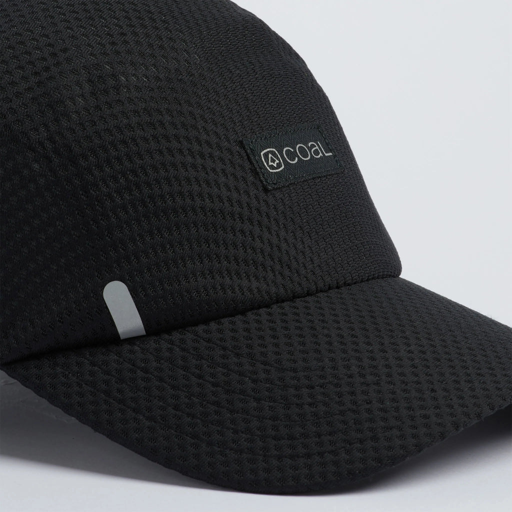 Coal - Tempo Seamless Mesh Cap - Black