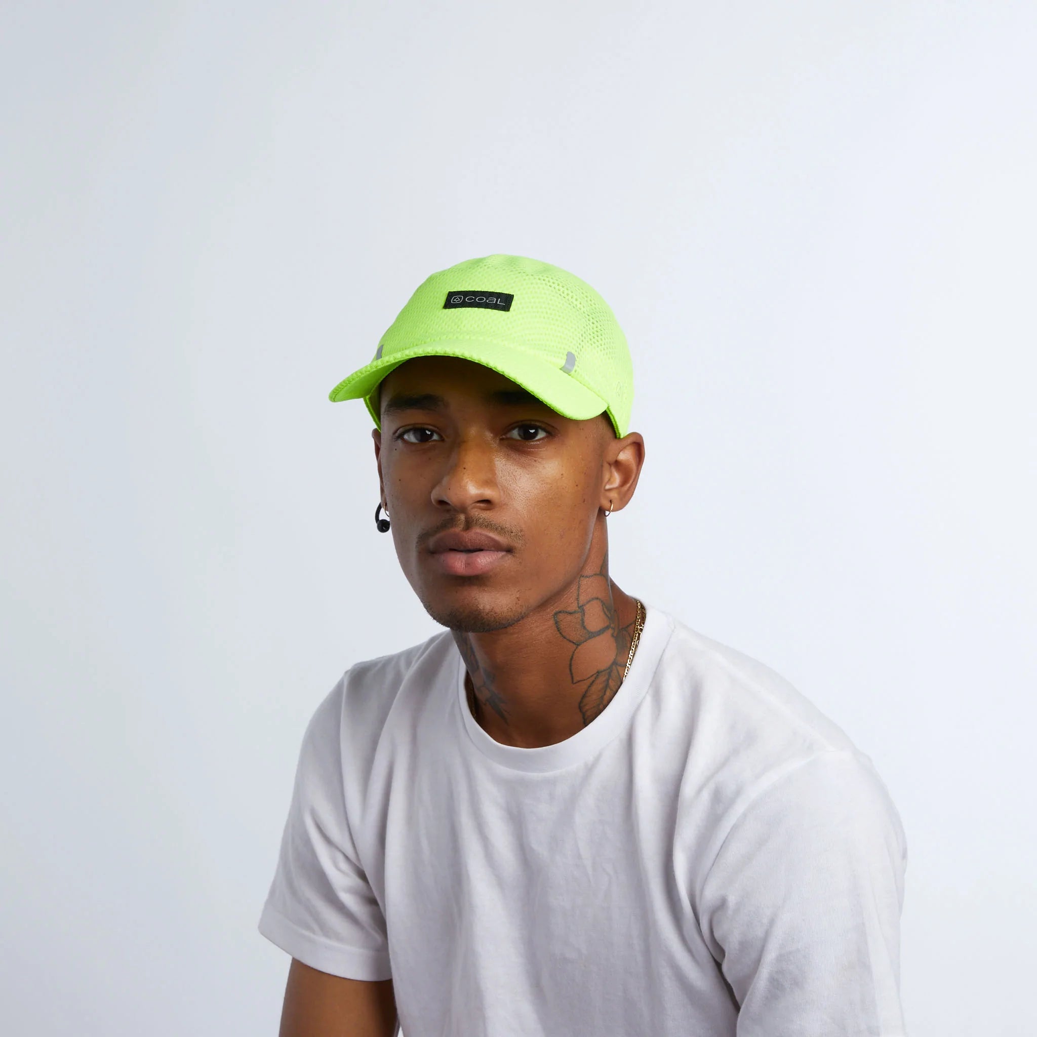 Coal - Tempo Seamless Mesh Cap (Yellow)